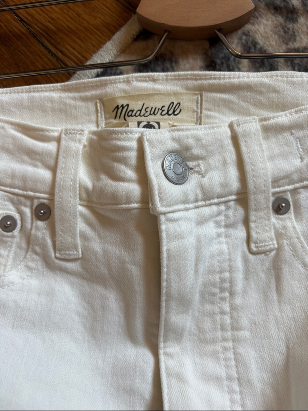 Madewell White Perfect Vintage Women's Jeans